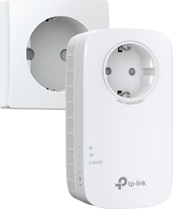 TP-Link RE660X EasyMesh/OneMesh WiFi6 Extender/Repeater (AX1800,2,4GHz/5GHz,1xGbELAN)