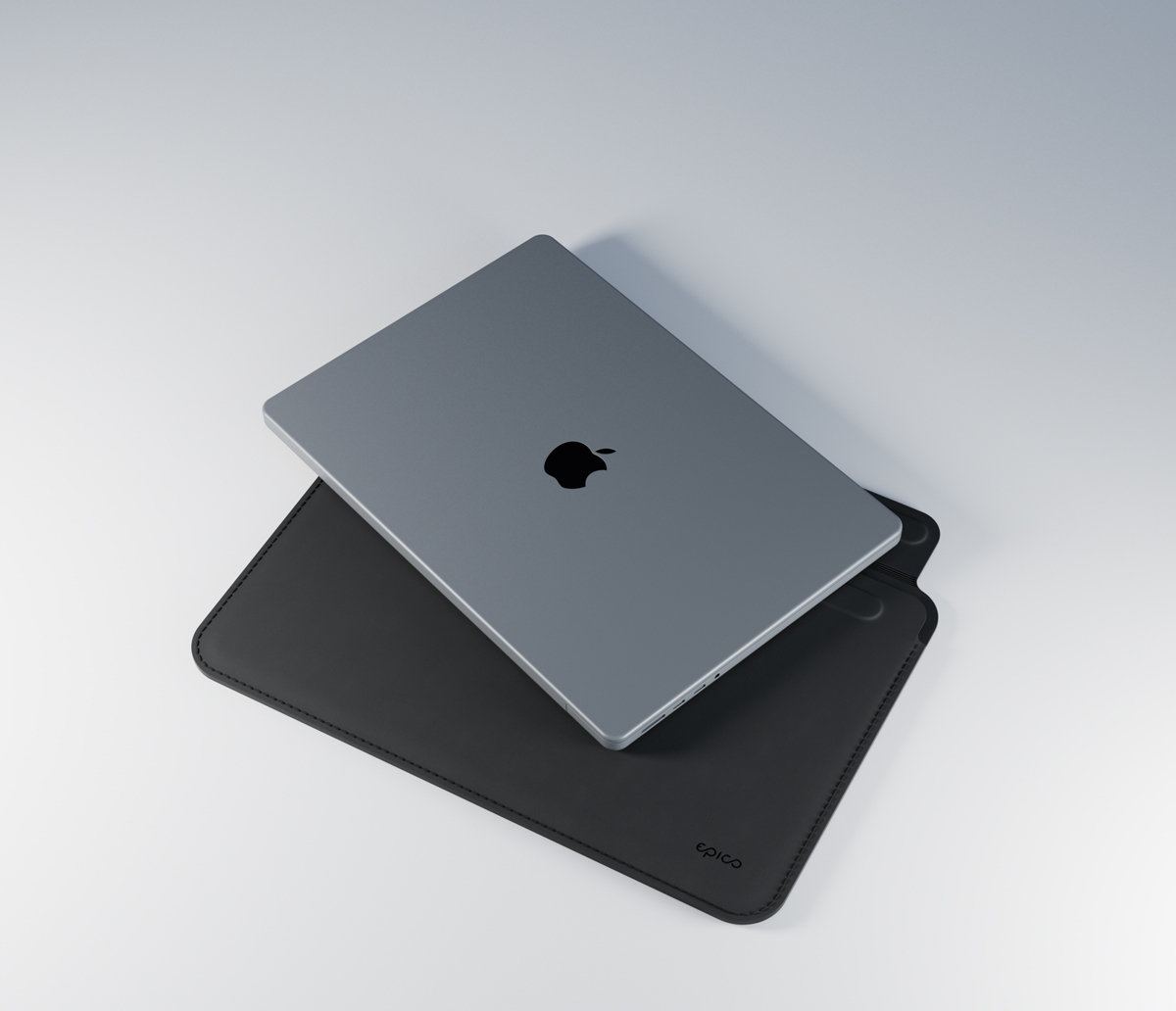 Epico Leather Sleeve MacBook Pro 14" - černá
