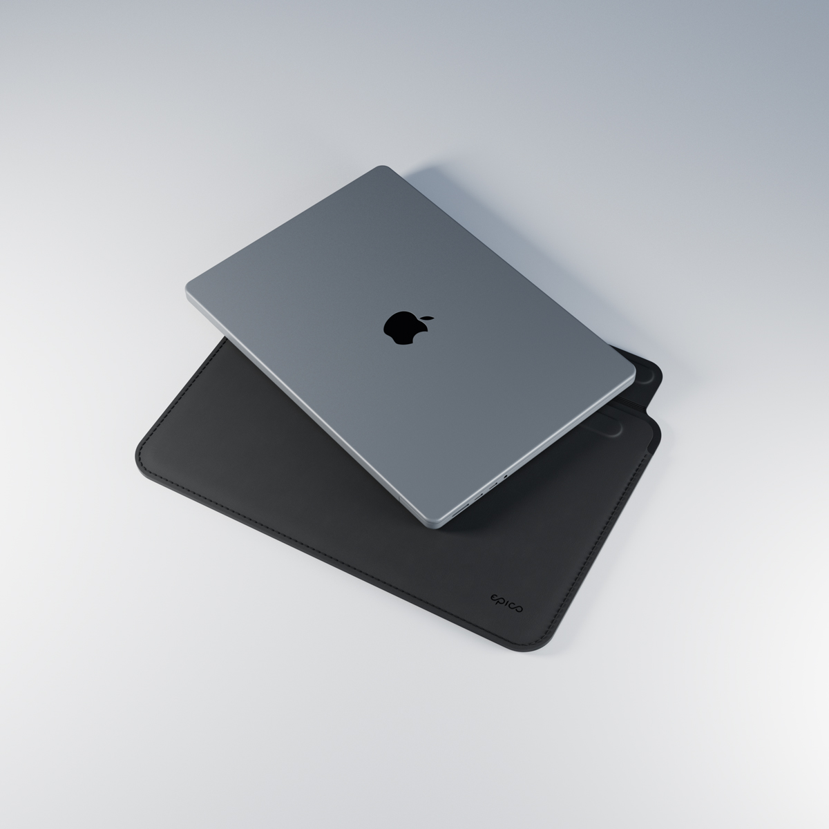 Epico Leather Sleeve MacBook Air 15" - černá