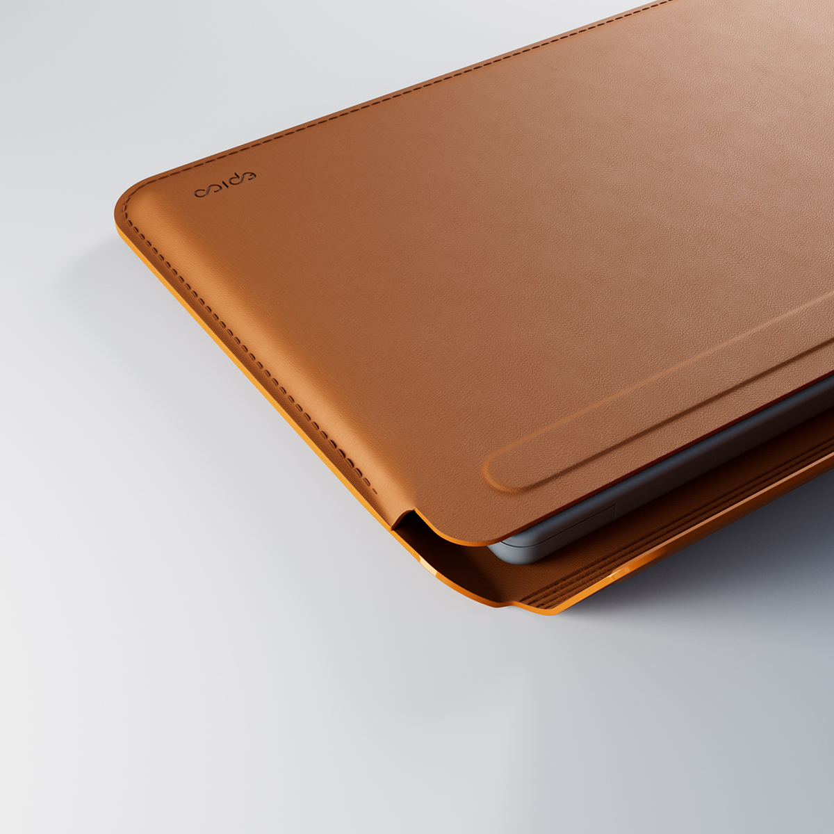 Epico Leather Sleeve MacBook Pro 13,3"/Air 13,6" - hnědá