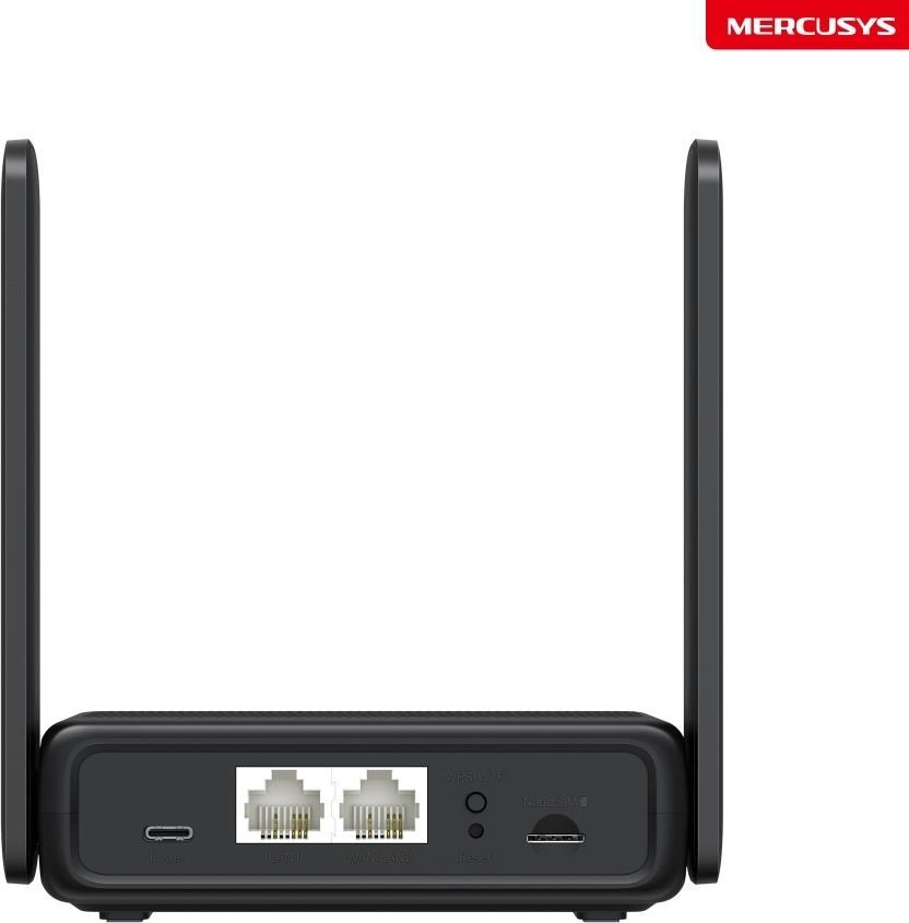 TP-LINK Mercusys MB113-4G WiFi4 router (N300, 4G LTE, 2,4GHz, 1x100Mb/s LAN/WAN,1x100Mb/s LAN,1xnanoSIM)
