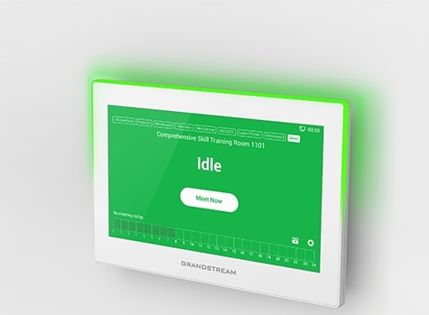 Grandstream GSC3574 SIP interkom a řídicí stanice, 7" dotyk.obrazovka, Wi-Fi 6, BT, 6 SIP účtů, bílý