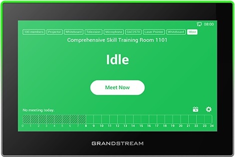 Grandstream GSC3575 SIP interkom a řídicí stanice, 7" dotyk.obrazovka, Wi-Fi 6, BT, 6 SIP účtů,černý