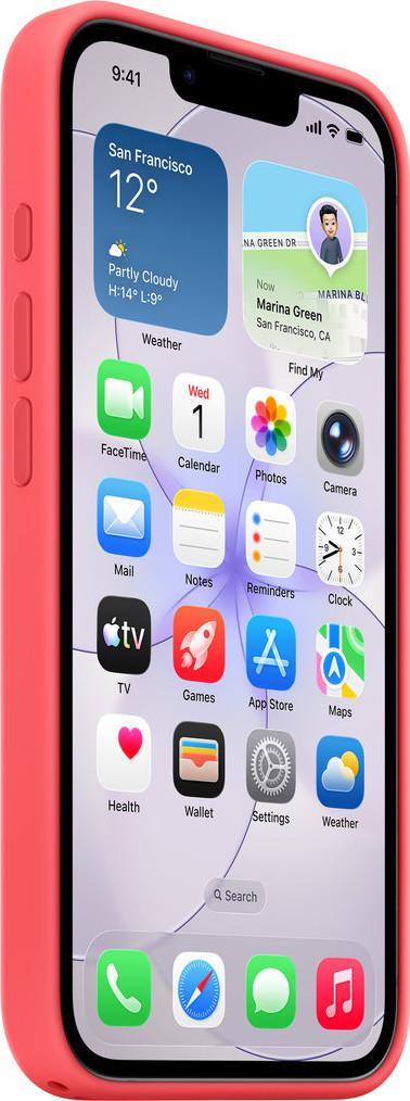 Apple iPhone 17e Silicone Case with MagSafe–Bright Guava