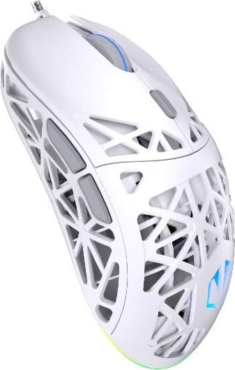 BAZAR - Endorfy Herní myš LIV Onyx White, Drátová, ARGB, bílá, rozbaleno
