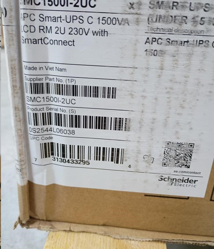 APC Smart-UPS C 1500VA LCD RM 2U 230V so SmartConnect (900W)