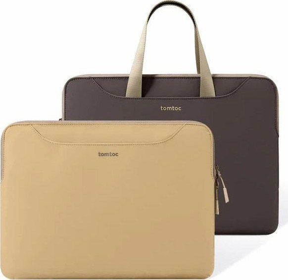 NoName tomtoc Light-A21 Dual-color Slim Laptop Handbag, 13,5 Inch - Cookie