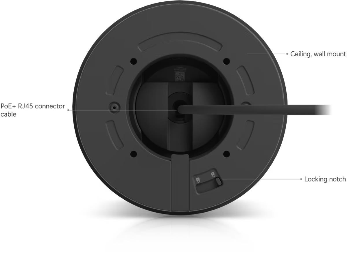Ubiquiti UBNT G6 Pro Turret, UniFi 8MP IP kamera, černá