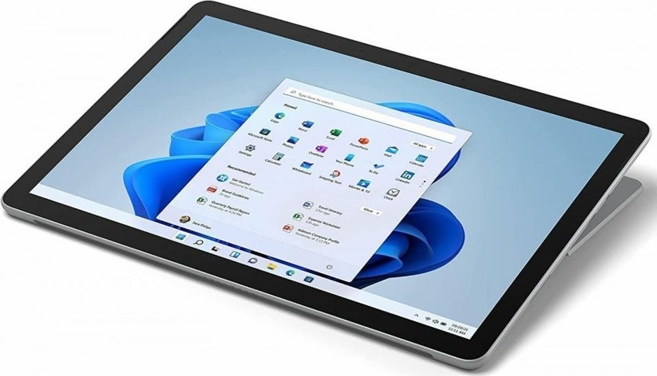 BAZAR - Microsoft Surface Go4 128GB (Intel N200/8GB ) Platinum W11PRO - Poškozený obal (Komplet)