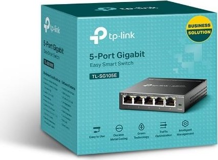 TP-Link Easy Smart switch TL-SG105E (5xGbE, fanless)