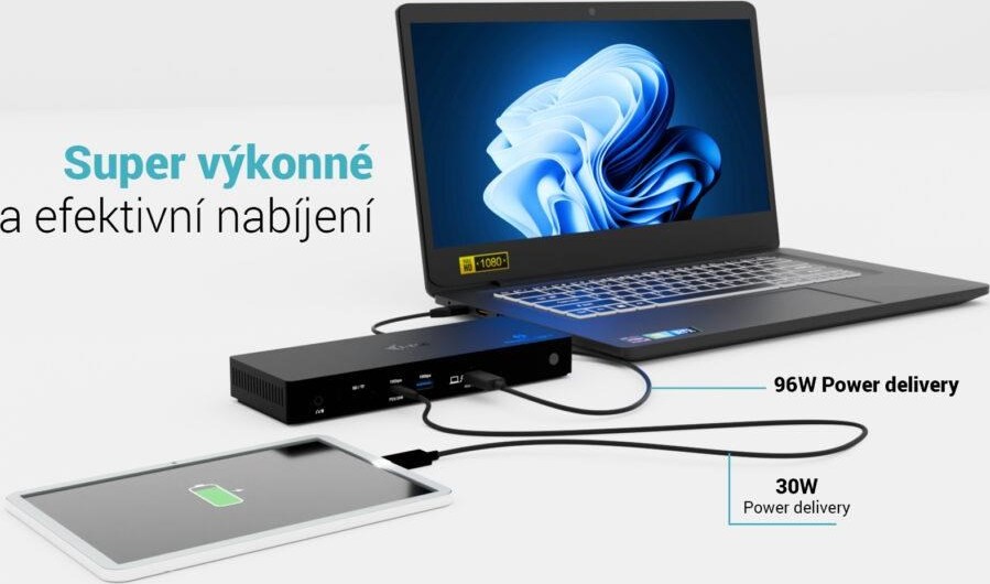 BAZAR - i-tec Thunderbolt4 3x Display Docking Station, Power Delivery 96W / rozbaleno