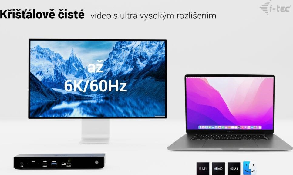 BAZAR - i-tec Thunderbolt4 3x Display Docking Station, Power Delivery 96W / rozbaleno