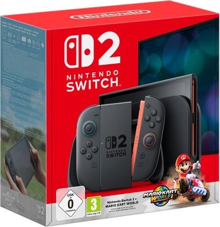 BAZAR - Nintendo Switch 2 + Mario Kart World - Poškozený obal (Komplet)