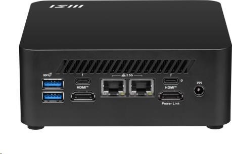 BAZAR - MSI PC Cubi NUC 1MG-418BEU, Core 7 150U, 16GB, N/A, N/A, No OS, Black - Poškozený obal (Komplet)