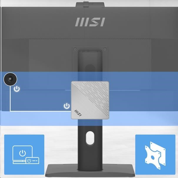 BAZAR - MSI PC Cubi 5 1M-483BEU, Core 5 120U, 16GB, N/A, N/A, No OS, White - Poškozený obal (Komplet)