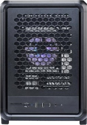 CoolerMaster Cooler Master case MasterFrame 400 Mesh Black, mATX, Průhledná bočnice,1x 120mm ARGB Fan, Černá