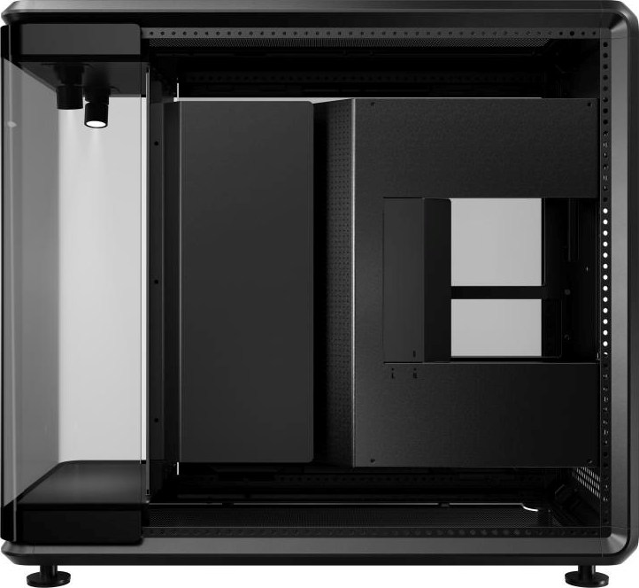 CoolerMaster Cooler Master case MasterFrame 360 Panorama, ATX, Průhledná bočnice, Černá