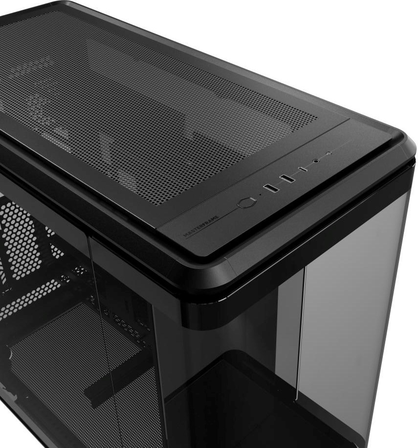 CoolerMaster Cooler Master case MasterFrame 360 Panorama, ATX, Průhledná bočnice, Černá