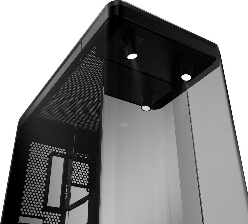 CoolerMaster Cooler Master case MasterFrame 360 Panorama, ATX, Průhledná bočnice, Černá