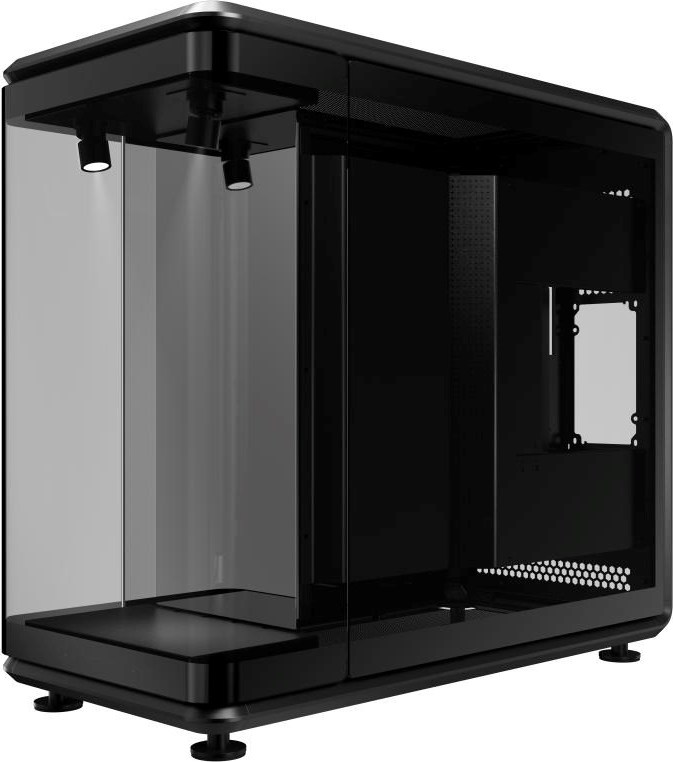 CoolerMaster Cooler Master case MasterFrame 360 Panorama, ATX, Průhledná bočnice, Černá