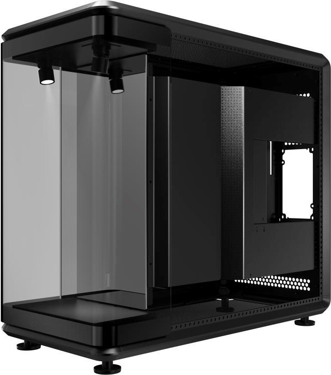CoolerMaster Cooler Master case MasterFrame 360 Panorama, ATX, Průhledná bočnice, Černá