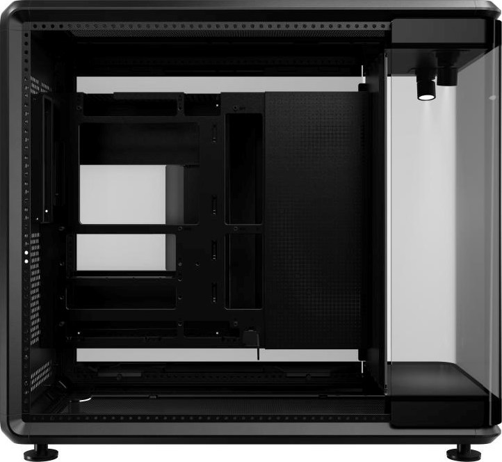 CoolerMaster Cooler Master case MasterFrame 360 Panorama, ATX, Průhledná bočnice, Černá
