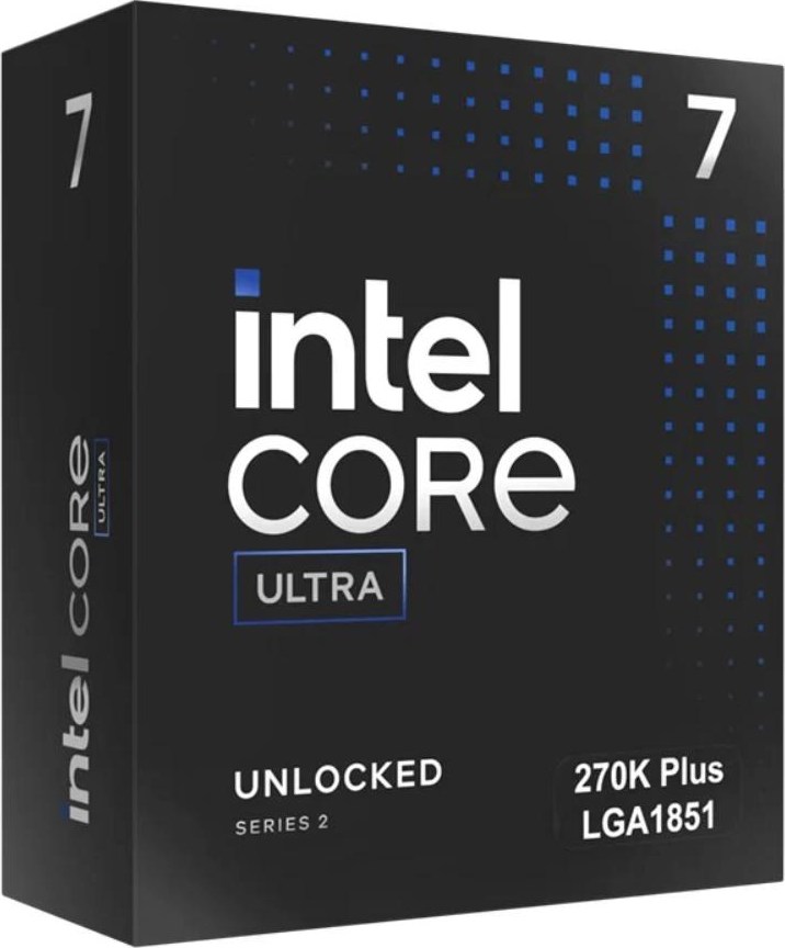 CPU INTEL Core Ultra 7 270K Plus, až 5.5GHz, 36MB L3, LGA1851, Box (bez chladiče)