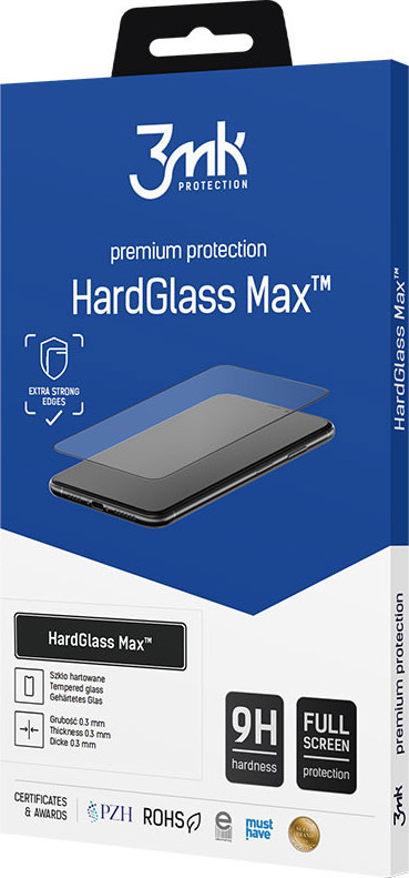 3mk tvrzené sklo HardGlass Max Black pro Redmi Note 15 Pro 5G
