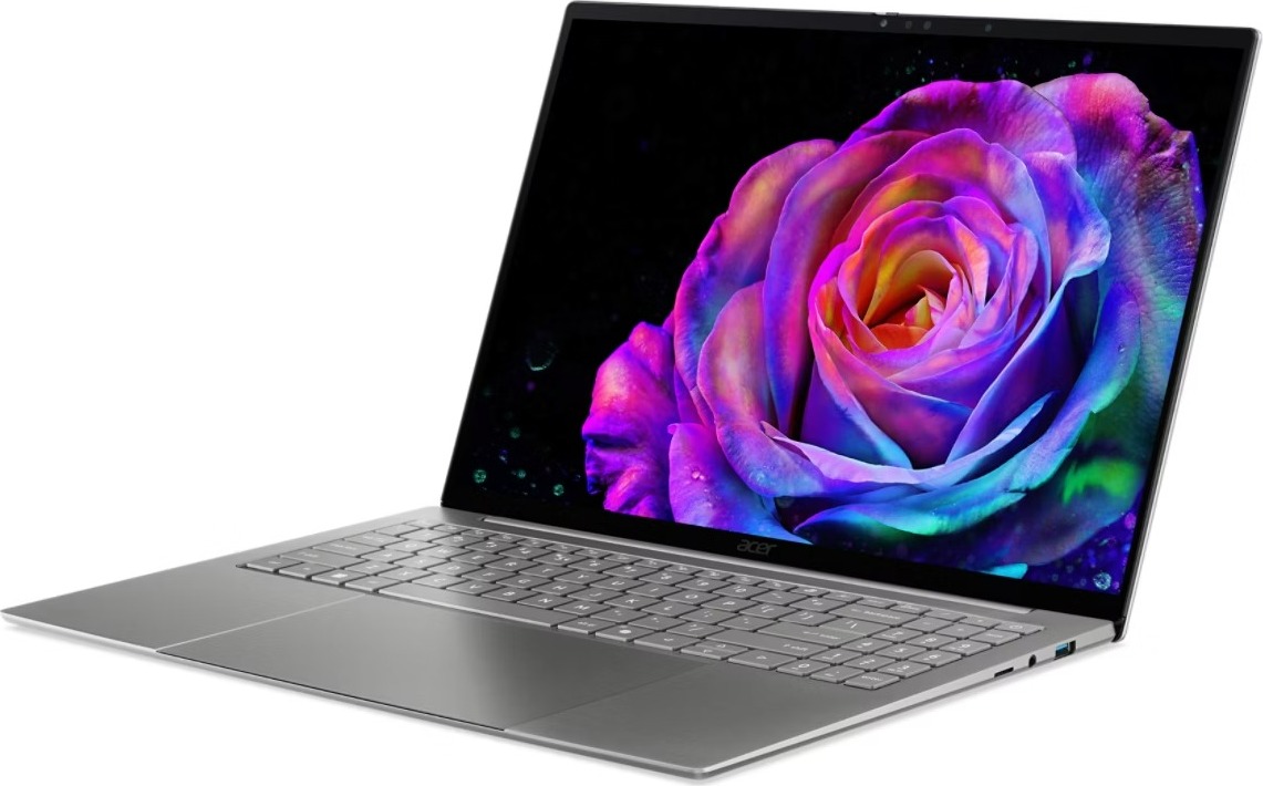 Acer Swift 16 AI/SF16-71T-73YS/UX7-358H/16"/2880x1800/T/32GB/1TB/Intel int/W11H/Gray/2R