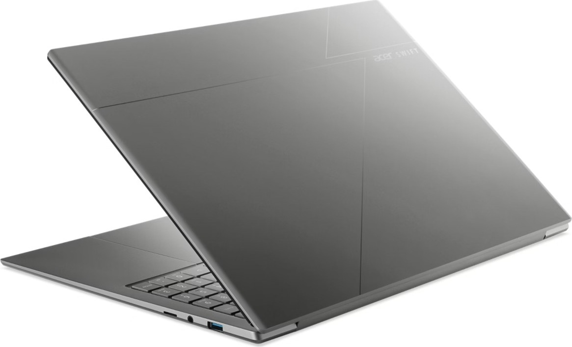 Acer Swift 16 AI/SF16-71T-73YS/UX7-358H/16"/2880x1800/T/32GB/1TB/Intel int/W11H/Gray/2R