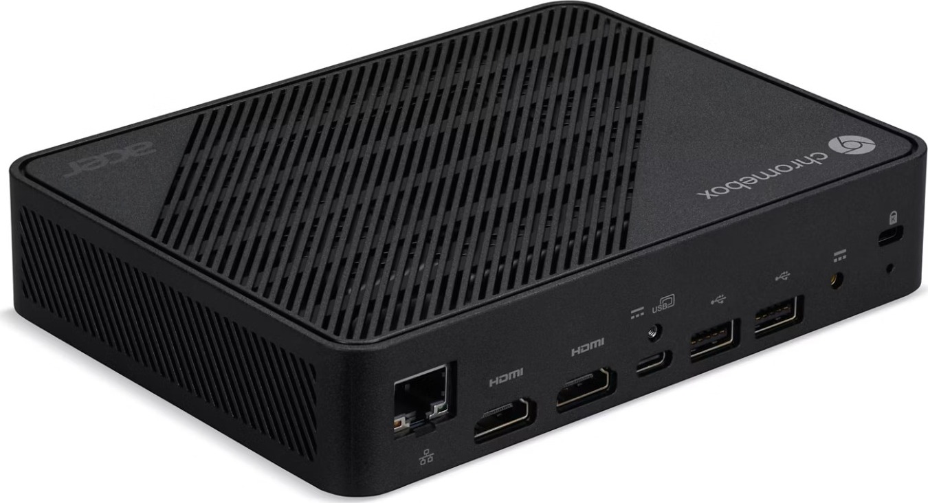 ACER PC Chromebox CXM2_8G64G_65W,N150,8GB,64GB eMCC,Intel HD,ChromeOS,Black