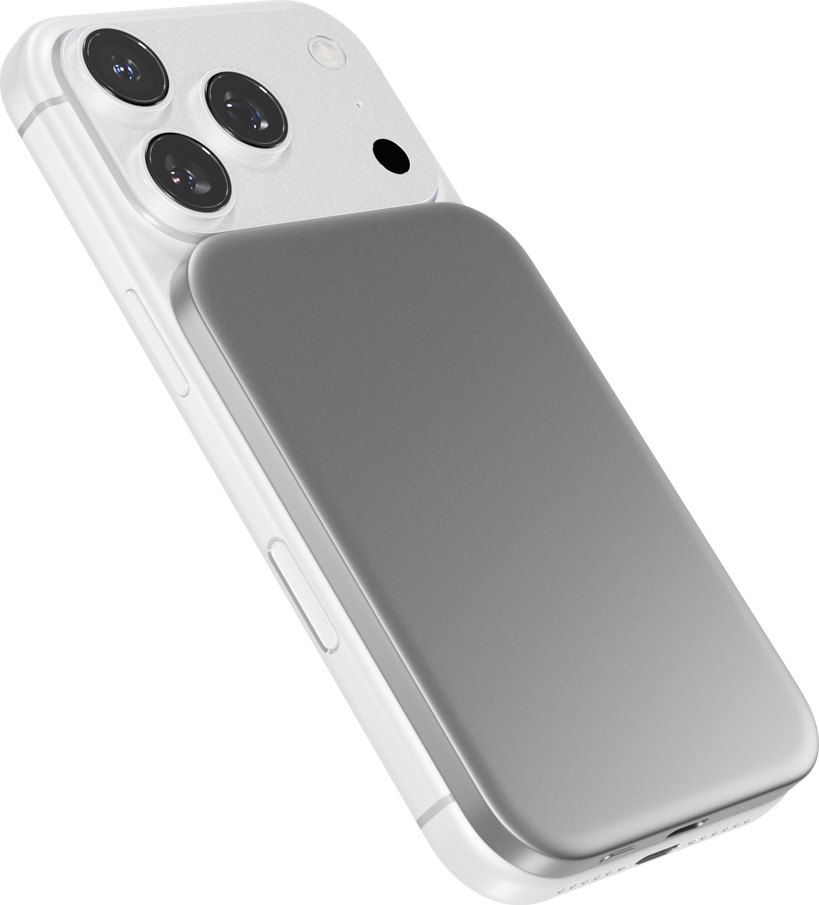 Epico Slim 3000mAh Mag+ powerbanka EM31b - stříbrná