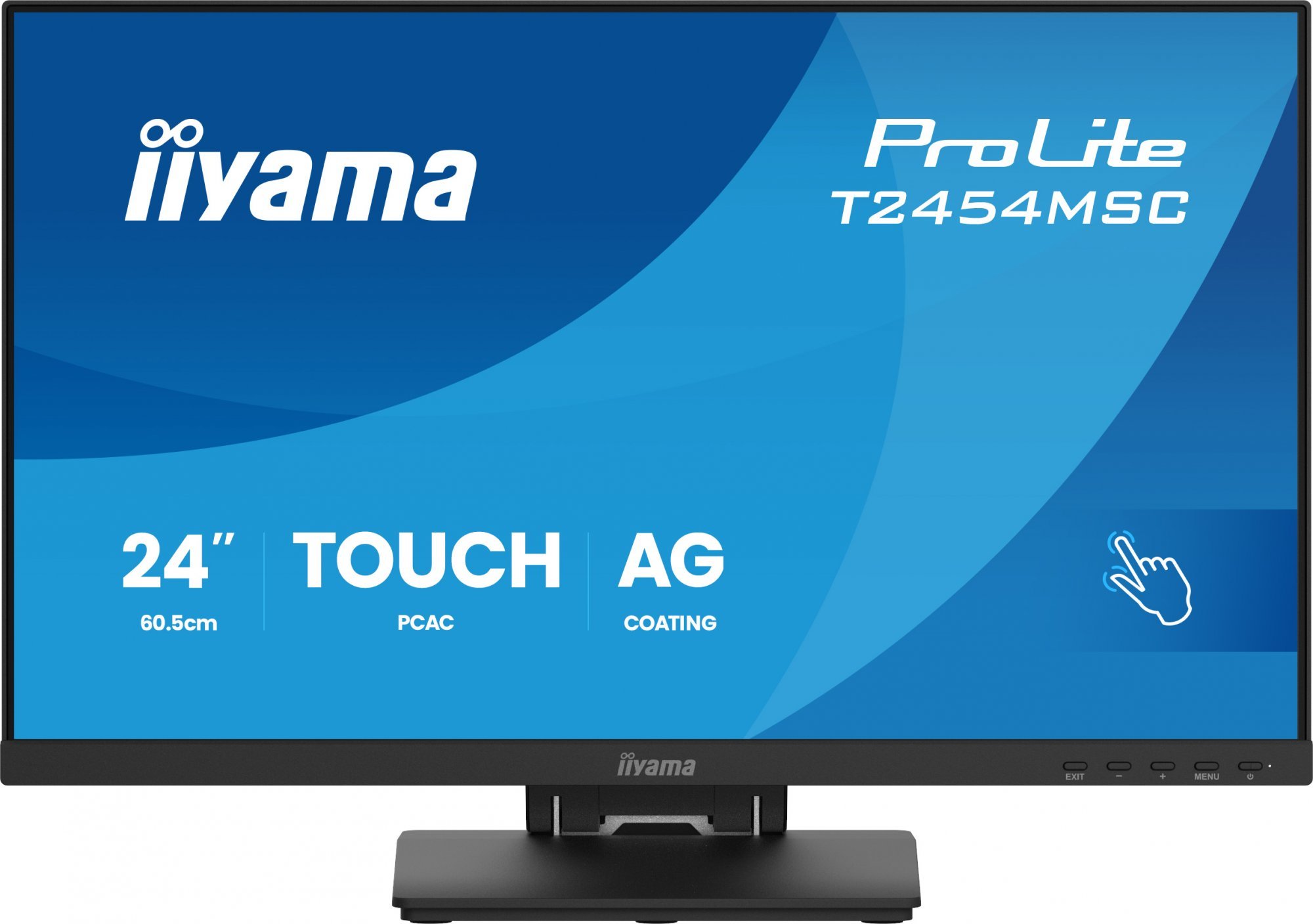 Iiyama ProLite T2454MSC-B3AG, Projected Capacitive, 10 TP, Full HD, USB, kit (USB), black