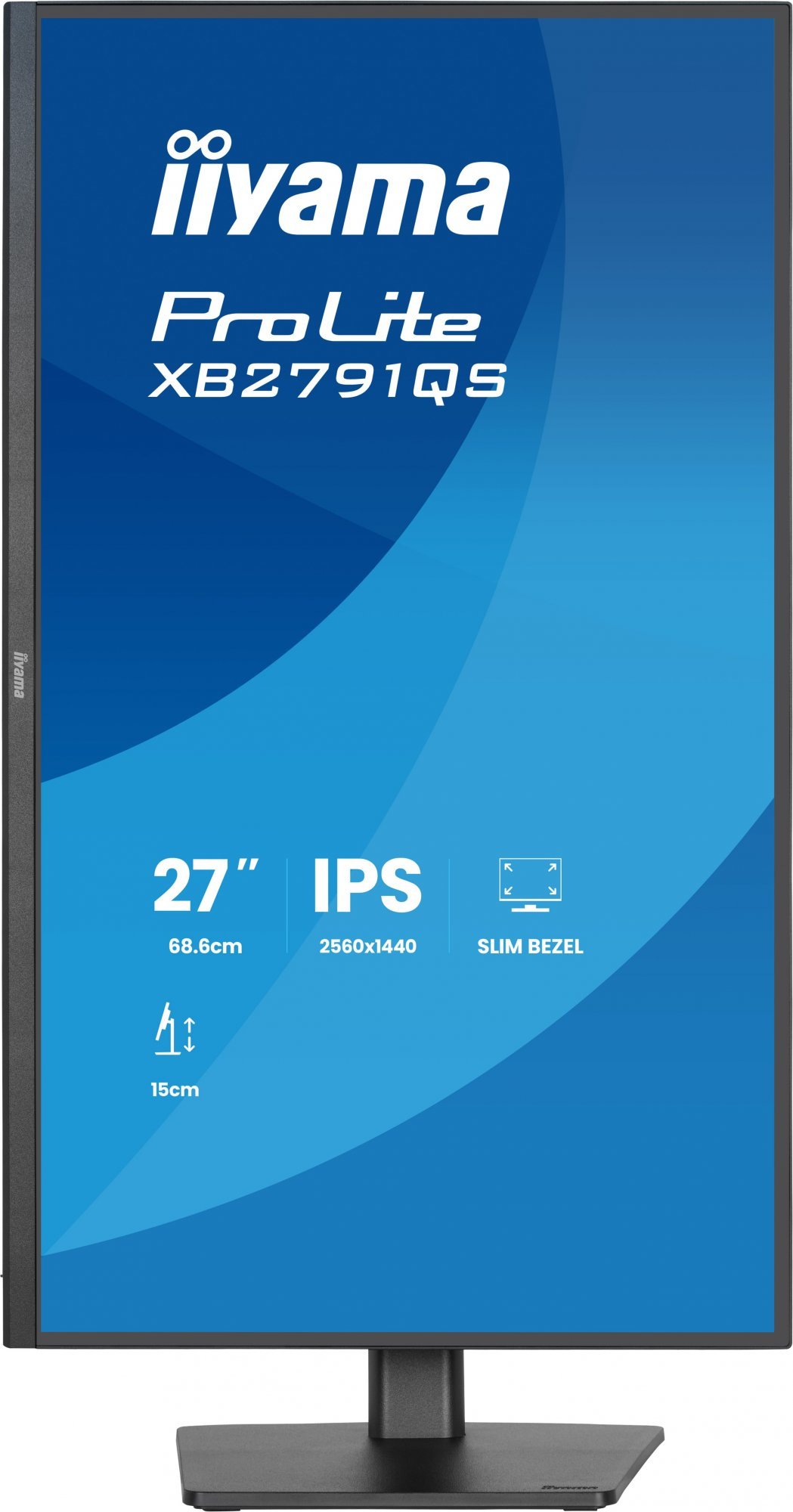 iiyama ProLite/XB2791QS-B1/27"/IPS/QHD/75Hz/1ms/Černá/3R