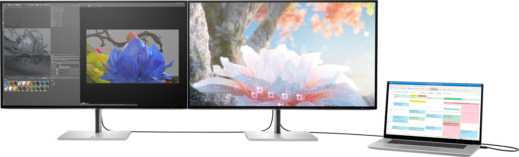 HP Inc. HP LCD 732xk 31,5" UHD 4k Display (3840x2160),IPS,16:9,450nits,5ms,2000:1, DP1.2, RJ-45,,HDMI,TB4-140W,USB 5x
