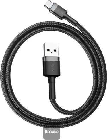 NoName Baseus datový kabel Cafule USB-C 2m 2A šedo-černý