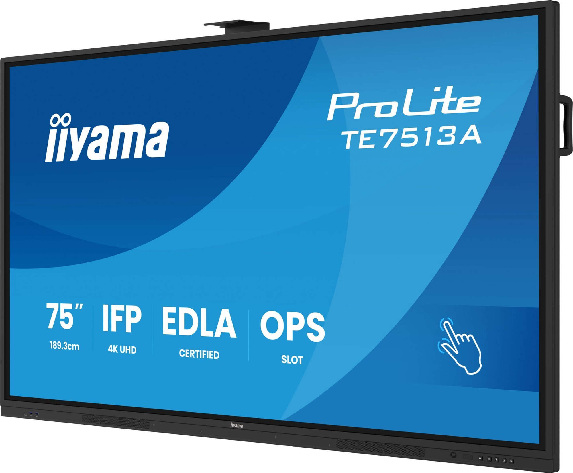75" iiyama TE7513A-B2AG:IPS,4K,40P,EDLA