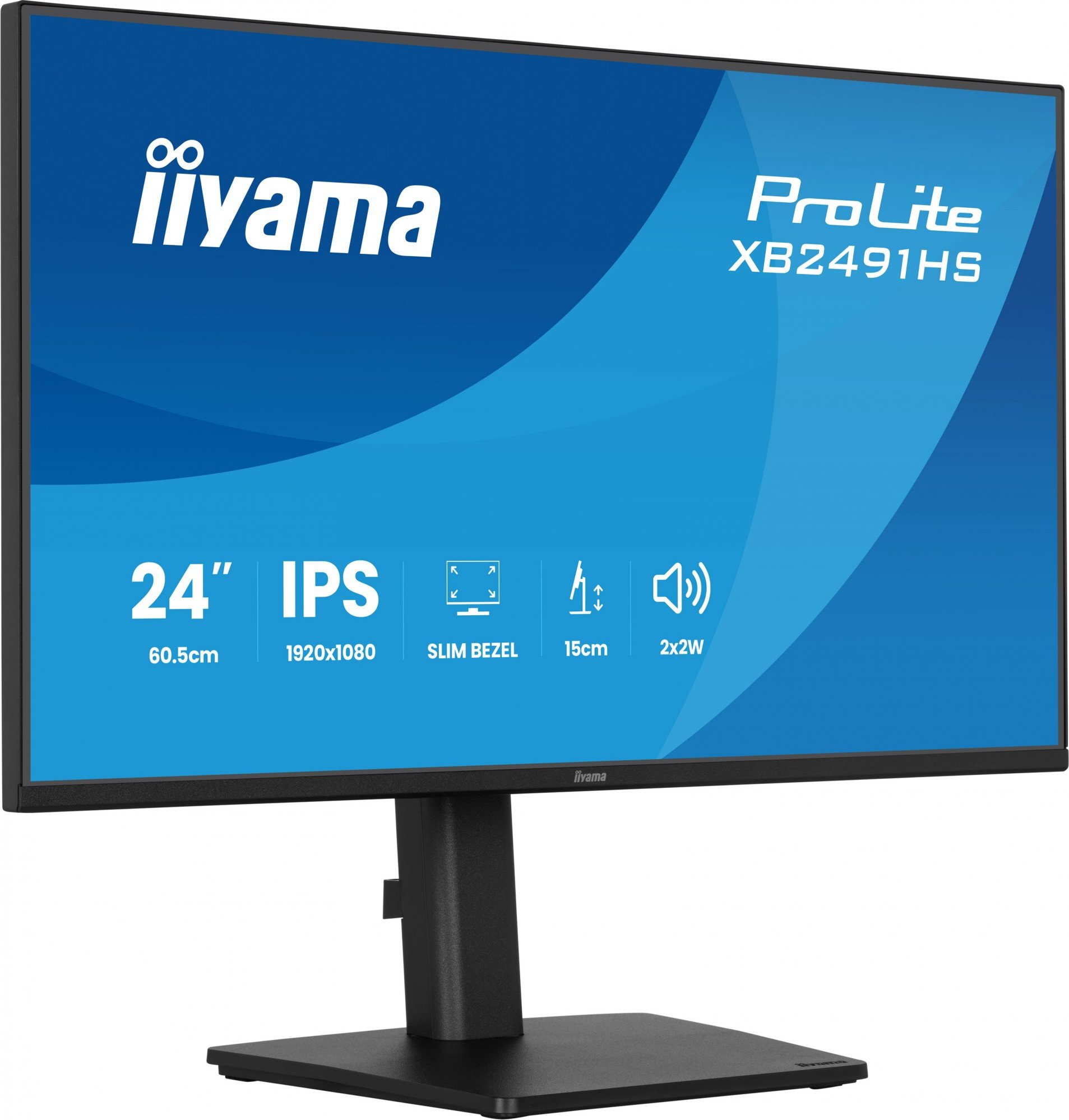 iiyama ProLite/XB2491HS-B1/23,8"/IPS/FHD/120Hz/1ms/Černá/3R