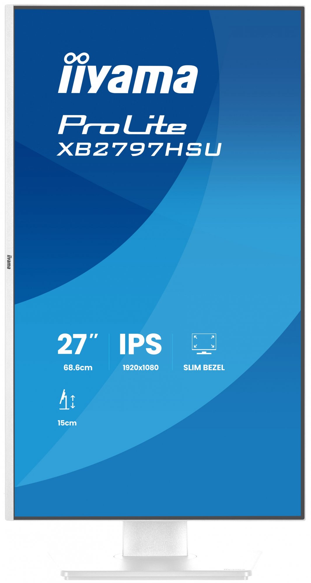 iiyama ProLite/XB2797HSU-W1/27"/IPS/FHD/120Hz/1ms/Bílá/5R
