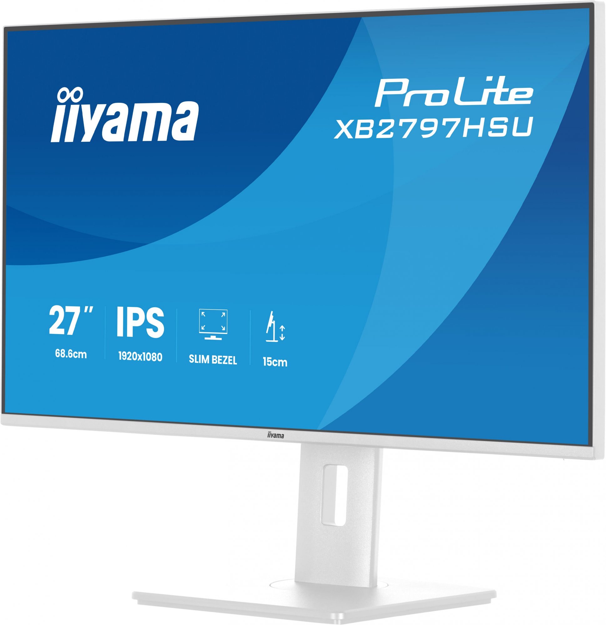iiyama ProLite/XB2797HSU-W1/27"/IPS/FHD/120Hz/1ms/Bílá/5R