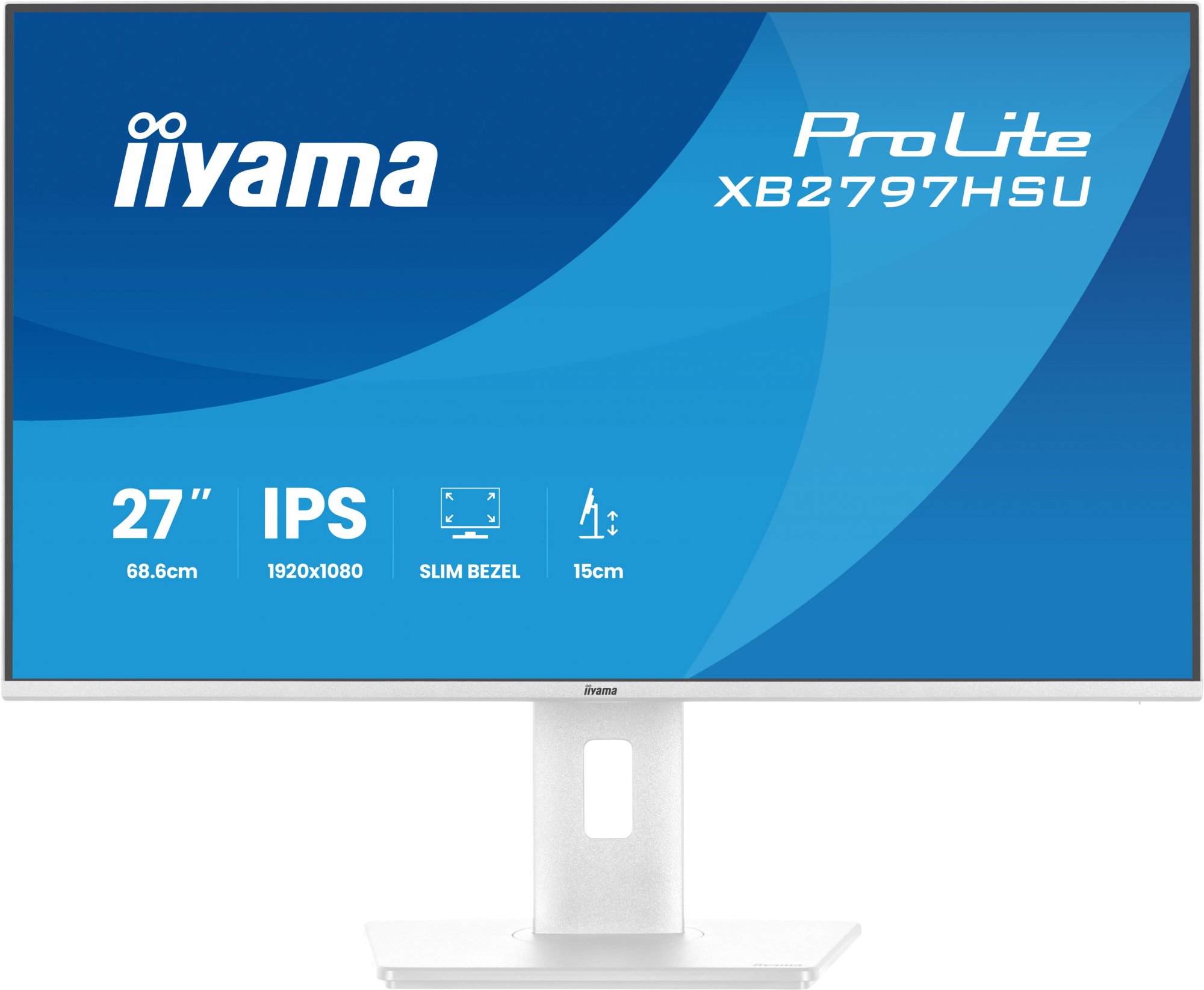 iiyama ProLite/XB2797HSU-W1/27"/IPS/FHD/120Hz/1ms/Bílá/5R