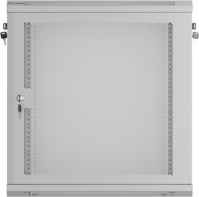 LANBERG NÁSTĚNNÁ INSTALAČNÍ SKŘÍŇ 19" 12U 600X450 ŠEDÉ PERFOROVANÉ DVEŘE - PLOCHÉ BALENÍ