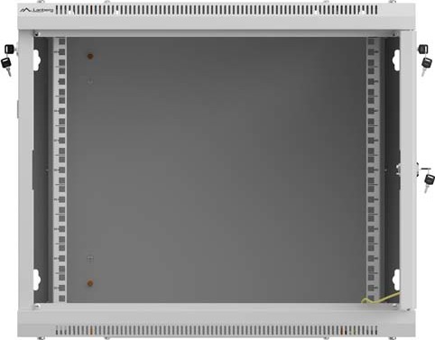 LANBERG NÁSTĚNNÁ INSTALAČNÍ SKŘÍŇ 19" 9U 600X600 ŠEDÉ PERFOROVANÉ DVEŘE (PLOCHÉ BALENÍ)