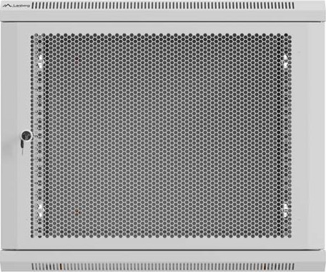 LANBERG NÁSTĚNNÁ INSTALAČNÍ SKŘÍŇ 19" 9U 600X600 ŠEDÉ PERFOROVANÉ DVEŘE (PLOCHÉ BALENÍ)