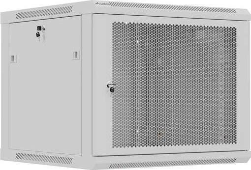 LANBERG NÁSTĚNNÁ INSTALAČNÍ SKŘÍŇ 19" 9U 600X600 ŠEDÉ PERFOROVANÉ DVEŘE (PLOCHÉ BALENÍ)