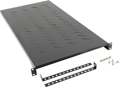 LANBERG 19" PEVNÁ POLICE 1200 MM ČERNÁ (1U/483X910 MM MAX. NOSNOST DO 25 KG, 4BODOVÁ MONTÁŽ)