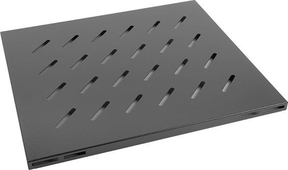 LANBERG 19" PEVNÁ POLICE 1U/465X515MM MAX. NOSNOST DO 120 KG ČERNÁ