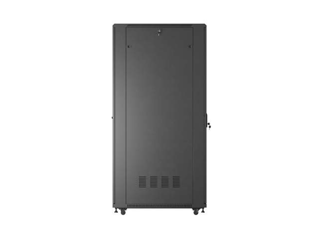 LANBERG INSTALAČNÍ SKŘÍŇOVÝ ROZVADĚČ 19" 42U 600X1000 ČERNÉ SKLENĚNÉ DVEŘE (PLOCHÉ BALENÍ)