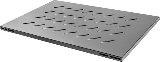 LANBERG 19" PEVNÁ POLICE 1U/465X715MM MAX. NOSNOST DO 120 KG ČERNÁ
