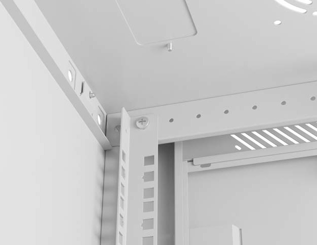 LANBERG NÁSTĚNNÁ INSTALAČNÍ SKŘÍŇ 19" 4U 600X600 ŠEDÉ PERFOROVANÉ DVEŘE (PLOCHÉ BALENÍ)